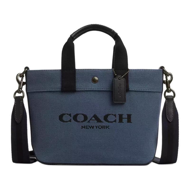 COACH 20 Letter Logo Snap Closure Canvas and Smooth Leather Tote Bag Shopping Bag Shoulder Crossbody Tote Small Men s Midnight Navy синій
COACH 20 Letter Logo Snap Closure Canvas and Smooth Leather Tote Bag Shopping Bag Shoulder Crossbody Tote Small Men s Midnight Navy синій