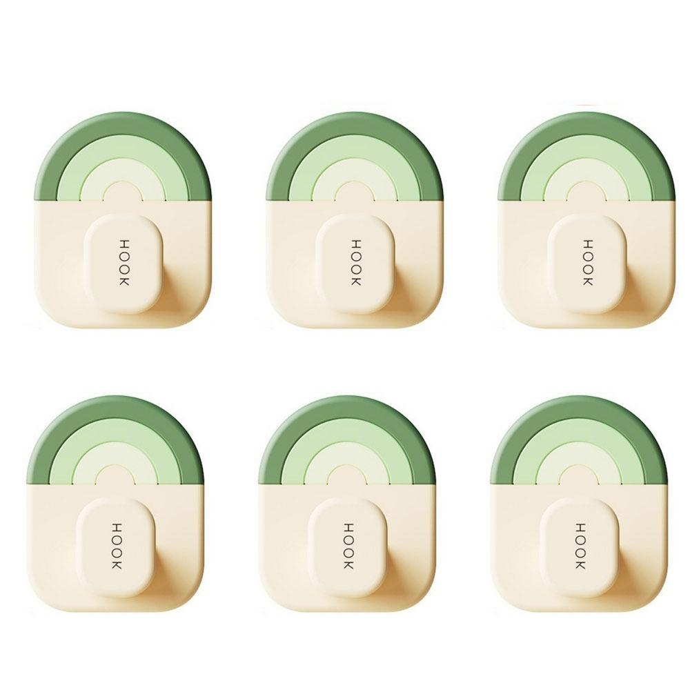 6Pcs Self Adhesive Wall Door Hook No-Drill Towel Hanger Practical Rainbow Hook Bathroom зелёный
6Pcs Self Adhesive Wall Door Hook No-Drill Towel Hanger Practical Rainbow Hook Bathroom зелёный