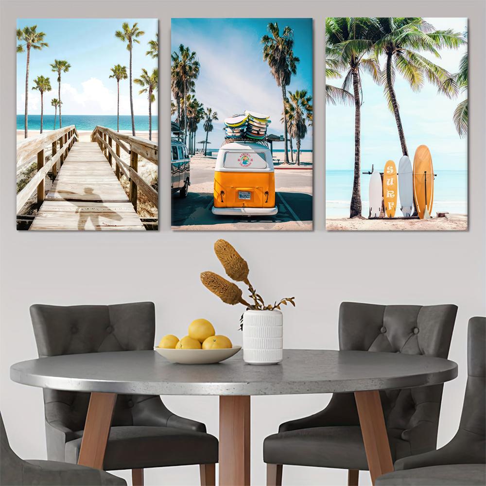 3 pieces of tropical style seaside wharf canvas decorative paintings, modern and simple living room foyer bedroom wall decoratio (as the picture,20x30cm No Frame)
3 pieces of tropical style seaside wharf canvas decorative paintings, modern and simple living room foyer bedroom wall decoratio (as the picture,20x30cm No Frame)