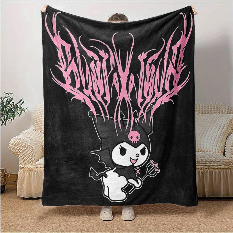 1pc Devilish Kuromi Blanket, Home Decorative Throw Blanket for All Seasons, Living Room, Travel, Camping, Car Blankets, Beach, Office Naps.L020 130x150cm
1pc Devilish Kuromi Blanket, Home Decorative Throw Blanket for All Seasons, Living Room, Travel, Camping, Car Blankets, Beach, Office Naps.L020 130x150cm