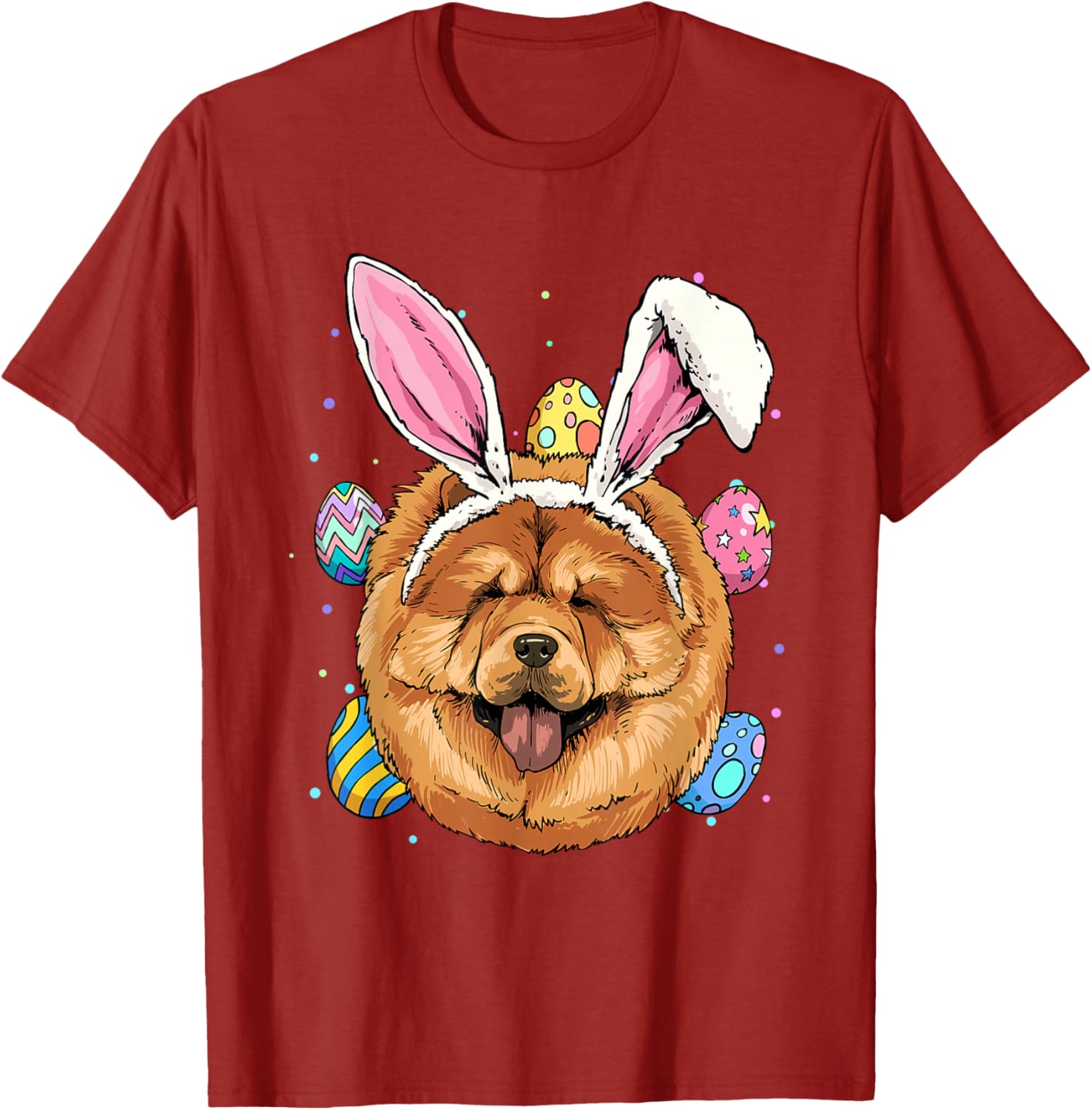 Chow Chow Easter Bunny Graphic T-Shirt Cotton Round Neck Casual Tee for Men Women S
Chow Chow Easter Bunny Graphic T-Shirt Cotton Round Neck Casual Tee for Men Women S