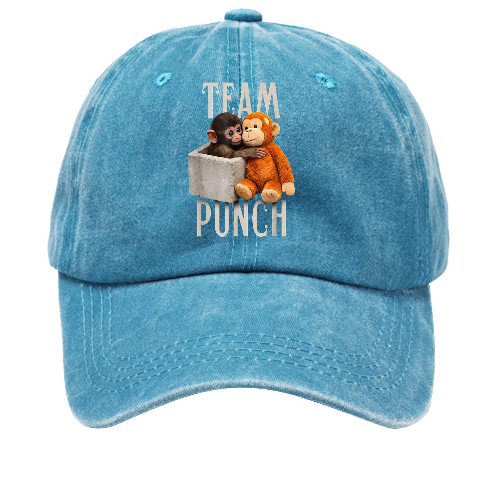 Washed Cotton Soft Top Baseball Cap with Vintage Team Punch Print Casual Adjustable Retro Denim Hat for Men One Size синій
Washed Cotton Soft Top Baseball Cap with Vintage Team Punch Print Casual Adjustable Retro Denim Hat for Men One Size синій