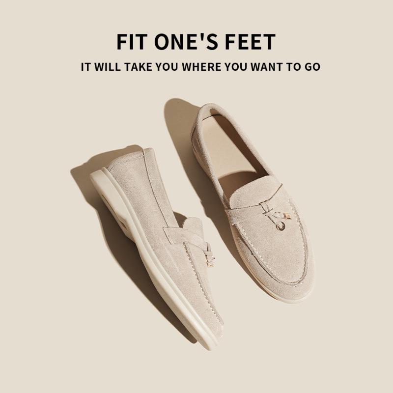 Женские лоферы с кисточками из натуральной кожи LP - Слипоны, Плюс бархат, Большие размеры, Повседневные для осени и зимы 40