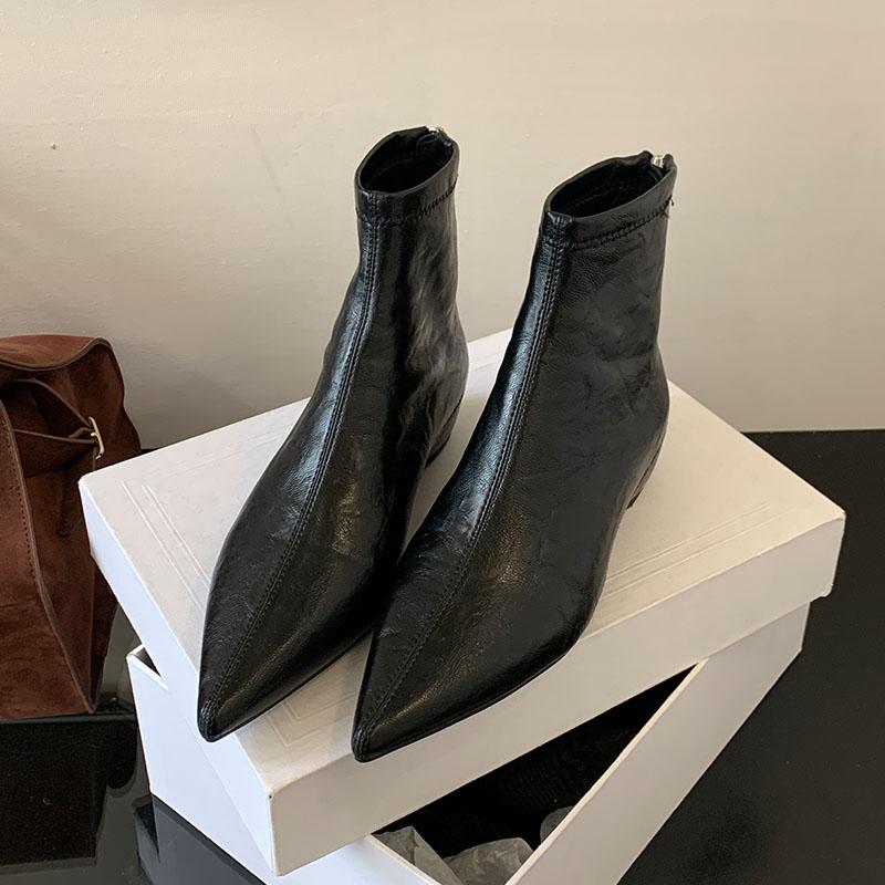 Fashion Female Zippers Women Ankle Stretch Boots With Height Increasing Shoes Fashion Pointed Toe Modern Ladies Short Boots Shoes 35 чёрный
Fashion Female Zippers Women Ankle Stretch Boots With Height Increasing Shoes Fashion Pointed Toe Modern Ladies Short Boots Shoes 35 чёрный