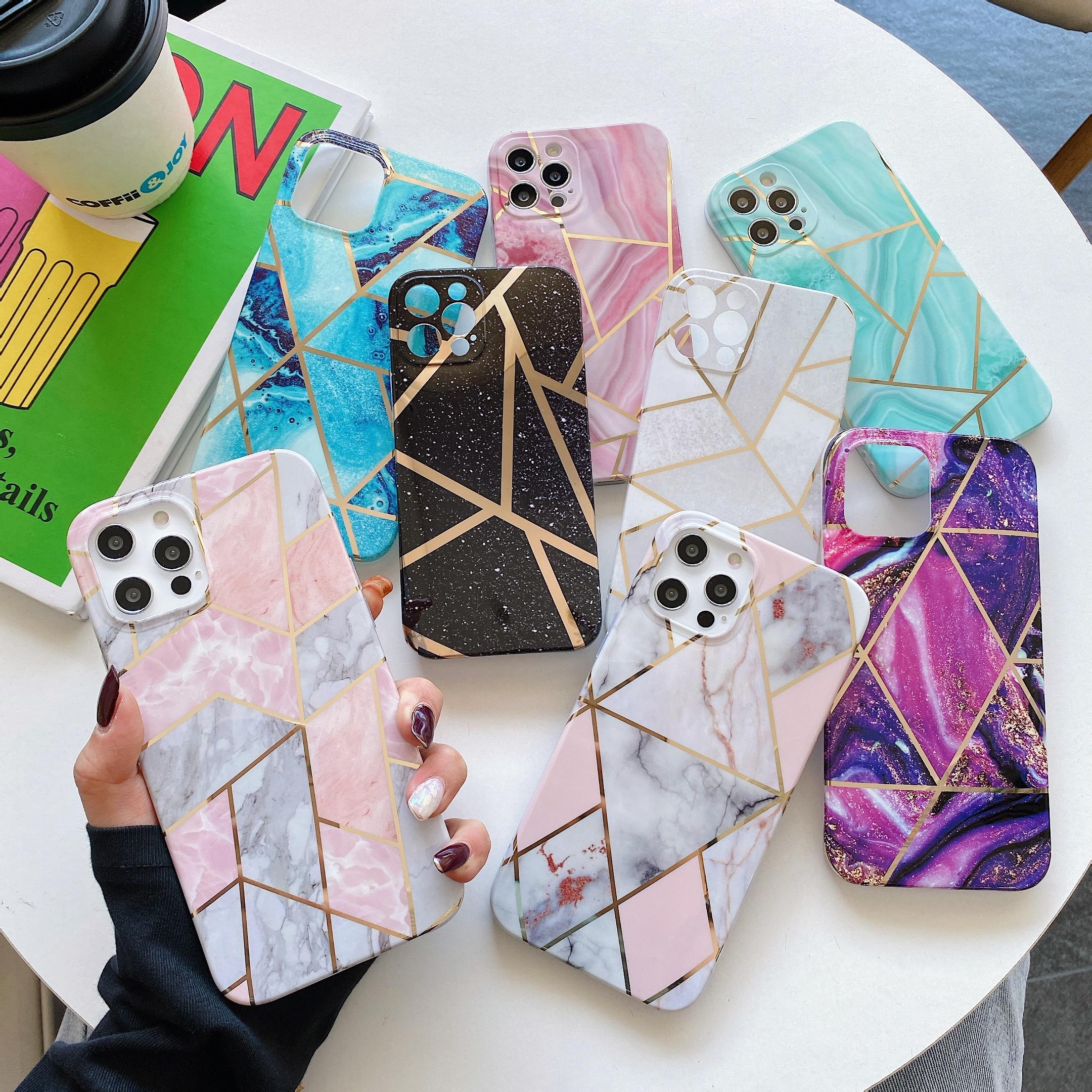 Для iPhone 13 12 11 Pro X XS Max XR 6 7 8 Plus SE 2 покрытие сращивание геометрический мраморный чехол глянцевый мягкий резиновый противоударный защитный чехол из ТПУ
Для iPhone 13 12 11 Pro X XS Max XR 6 7 8 Plus SE 2 покрытие сращивание геометрический мраморный чехол глянцевый мягкий резиновый противоударный защитный чехол из ТПУ