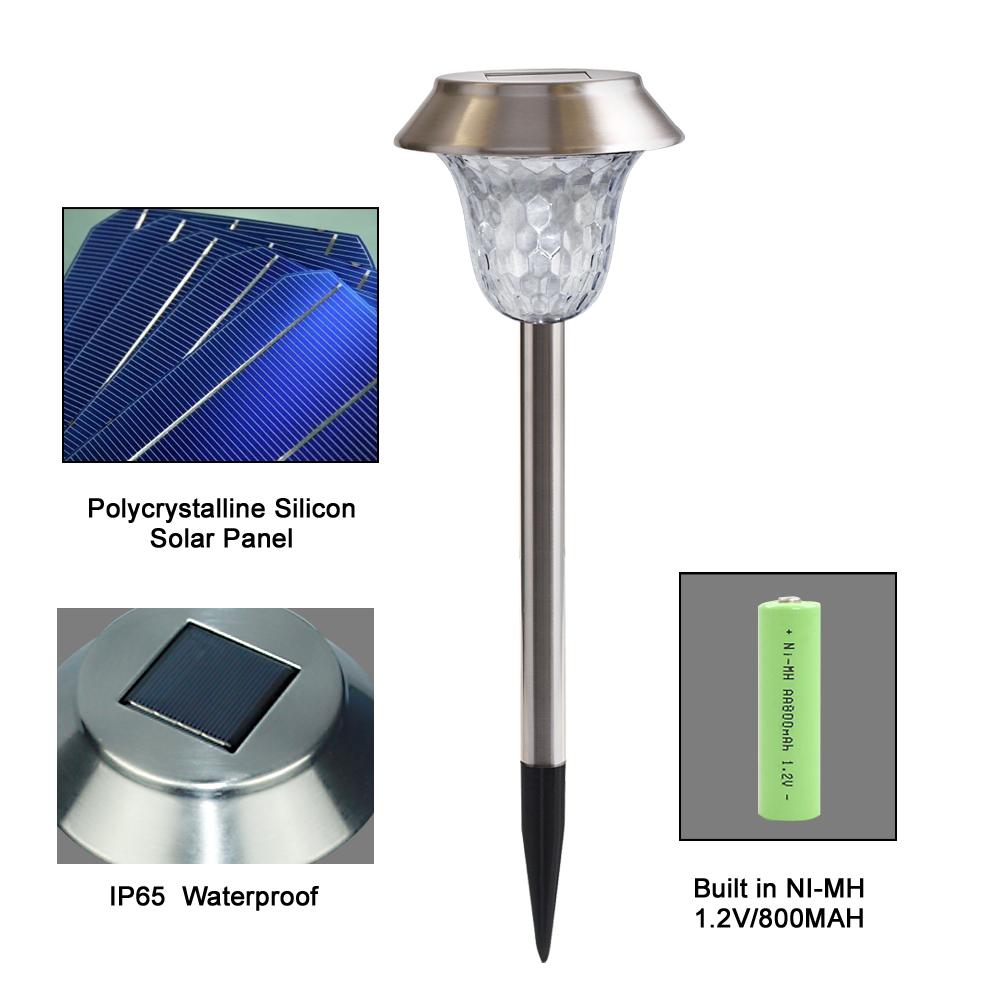 CIS-57453A 6Pcs/Set Stainless Steel Garden Light IP65 Waterproof Solar Powered Stake Lawn Lamp A
CIS-57453A 6Pcs/Set Stainless Steel Garden Light IP65 Waterproof Solar Powered Stake Lawn Lamp A