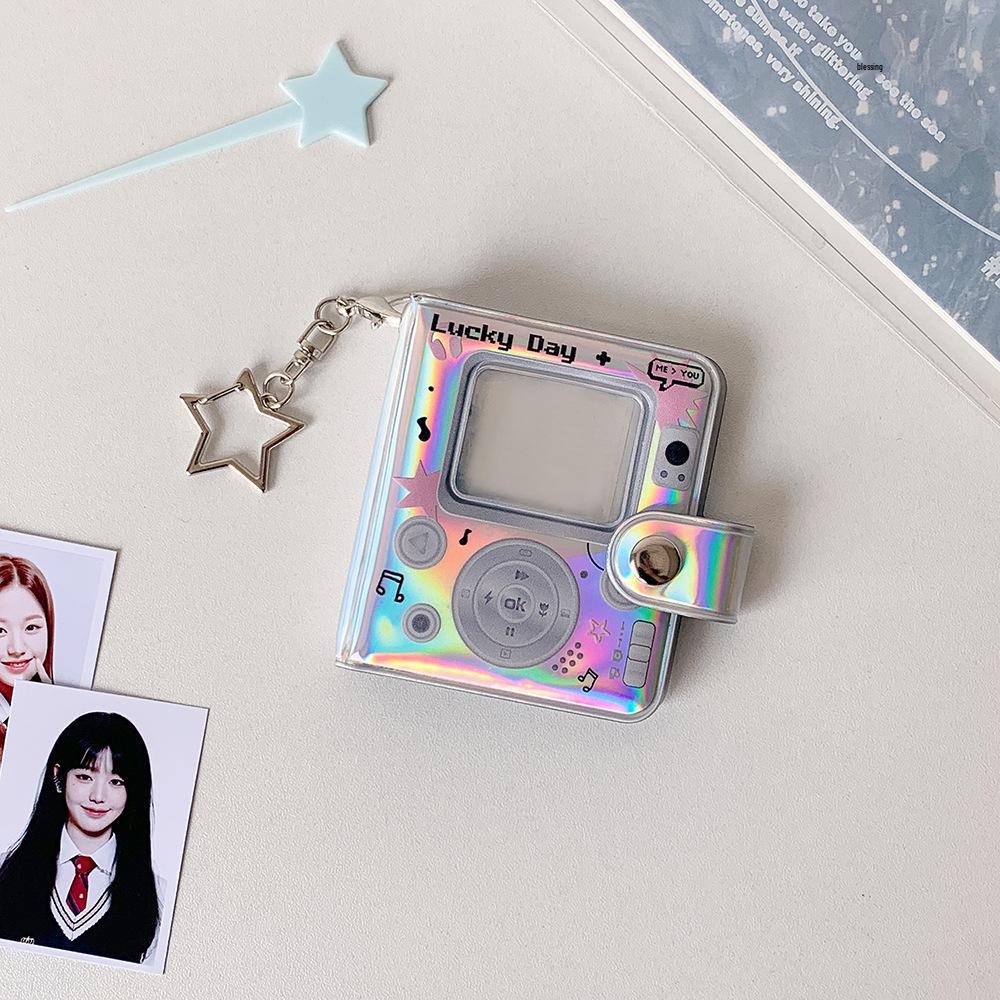 Colorful Retro Camera Keychain with Mini Photo Album & Star Charm - ID Photo Storage & Celebrity Pendant Card Holder for Women
Colorful Retro Camera Keychain with Mini Photo Album & Star Charm - ID Photo Storage & Celebrity Pendant Card Holder for Women