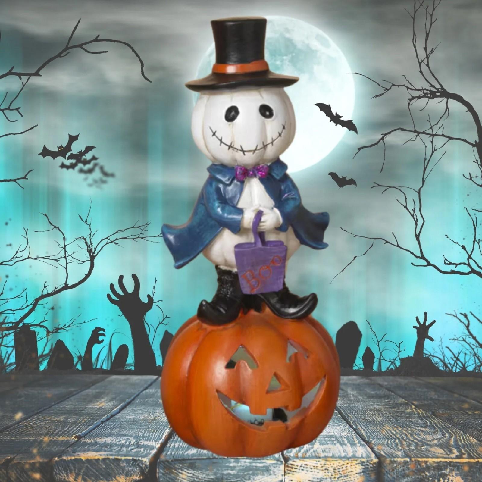 Halloween Doll Pumpkin Resin Ornament One Size
Halloween Doll Pumpkin Resin Ornament One Size