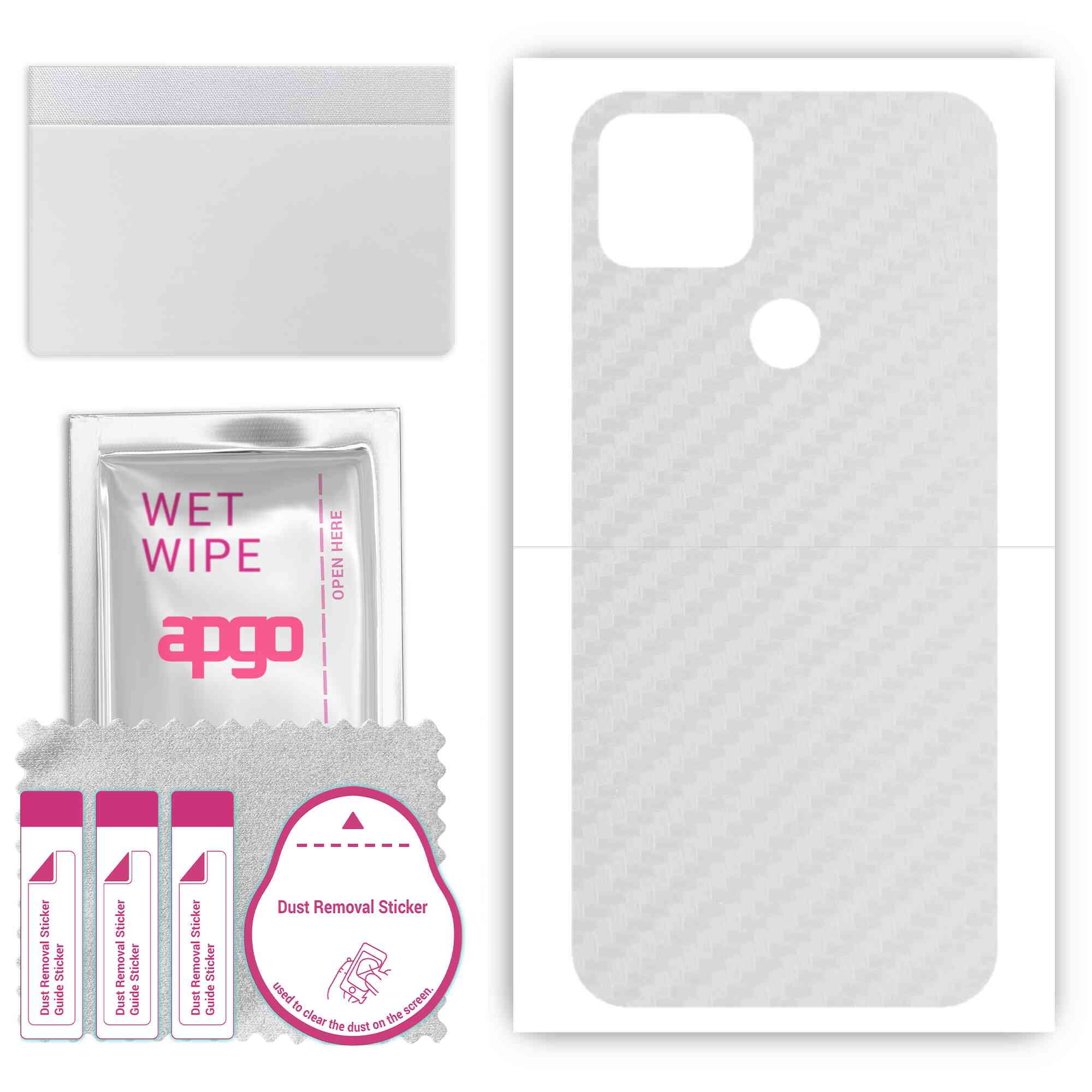 apgo Protective Skin Sticker for the back compatible with Google Pixel 5a 5G, Wrap Film, Foil, Vinyl - Pattern Transparent Carbon
apgo Protective Skin Sticker for the back compatible with Google Pixel 5a 5G, Wrap Film, Foil, Vinyl - Pattern Transparent Carbon