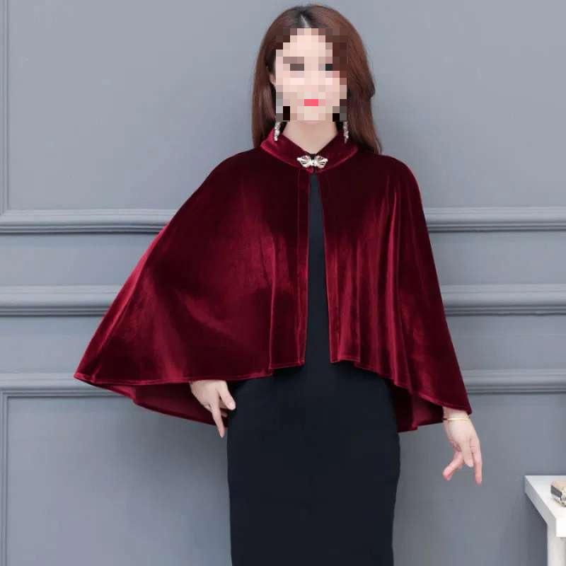 Embroidered Gold Velvet Shawl Coat and Qipao Set 4XL, 80-90kg вина червоного кольору
Embroidered Gold Velvet Shawl Coat and Qipao Set 4XL, 80-90kg вина червоного кольору