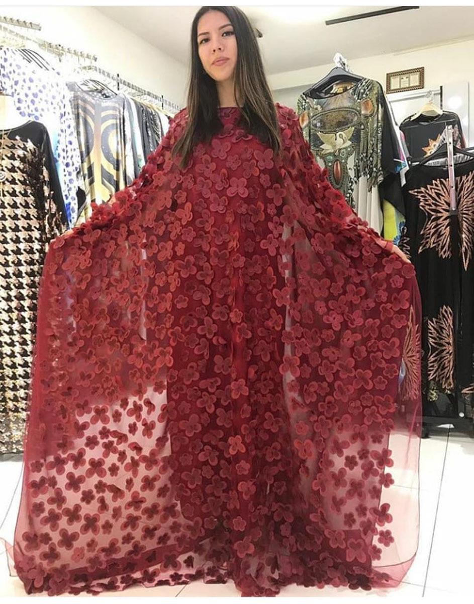 Вышитый сетчатый цветочный рукав «летучая мышь» большого размера халат и жилет для африканских женщин One Size вино красного
Вышитый сетчатый цветочный рукав «летучая мышь» большого размера халат и жилет для африканских женщин One Size вино красного