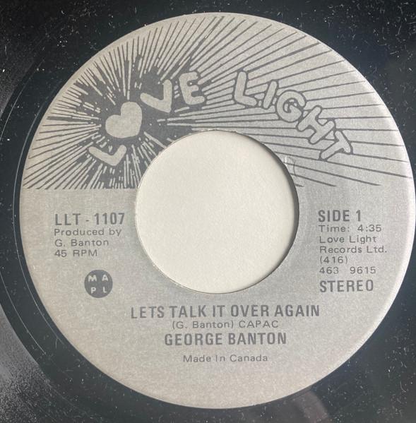 7inch Record GEORGE BANTON - Lets Talk It Over Again LLT1107 Love Light Reco Canada Reggae, Ska & Dub Used
7inch Record GEORGE BANTON - Lets Talk It Over Again LLT1107 Love Light Reco Canada Reggae, Ska & Dub Used