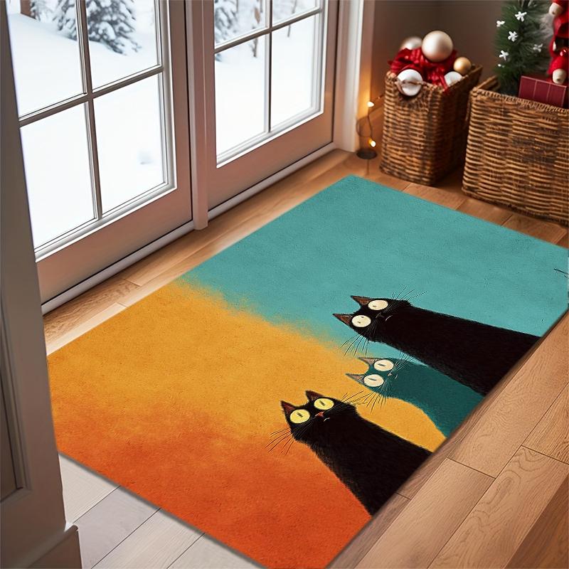 1pc 3 Cat Looking Up, Dual-Tone Background Cute Floor Mat, Soft and Thick, Easy to Clean, Non-Slip, Machine Washable, Suitable f 40cm x 60cm
1pc 3 Cat Looking Up, Dual-Tone Background Cute Floor Mat, Soft and Thick, Easy to Clean, Non-Slip, Machine Washable, Suitable f 40cm x 60cm