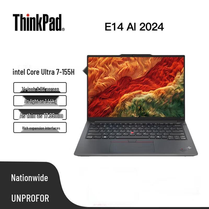 Lenovo ThinkPad E14 Gen 6 (2024) Business Laptop (CN version)
Lenovo ThinkPad E14 Gen 6 (2024) Business Laptop (CN version)