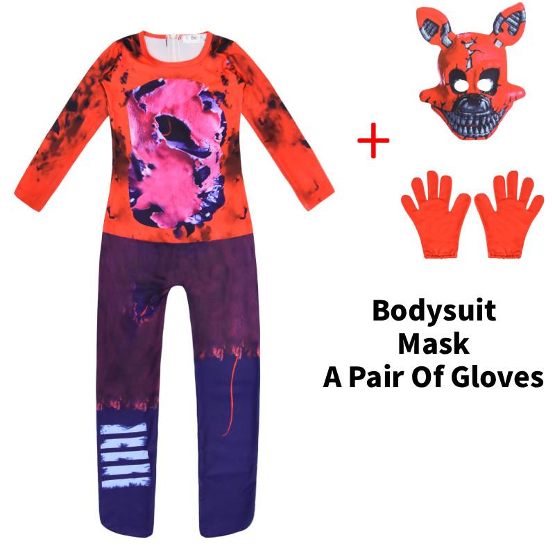 Ночи Дети Пять Ночей у Фредди Хэллоуин Косплей Вечеринка Костюм Комбинезон Перчатки Маска 160cm оранжевый
Ночи Дети Пять Ночей у Фредди Хэллоуин Косплей Вечеринка Костюм Комбинезон Перчатки Маска 160cm оранжевый