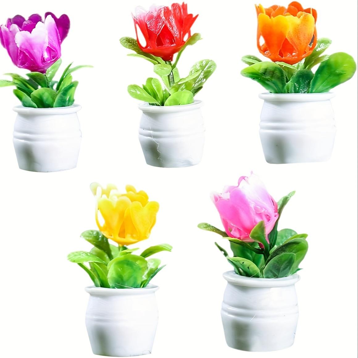 5 шт. Миниатюрные смоляные цветочные горшки для крошечного дома с искусственными растениями - Декор для кукольного домика, миниатюрные горшки для бонсай для микроландшафтных украшений 5pcs
5 шт. Миниатюрные смоляные цветочные горшки для крошечного дома с искусственными растениями - Декор для кукольного домика, миниатюрные горшки для бонсай для микроландшафтных украшений 5pcs