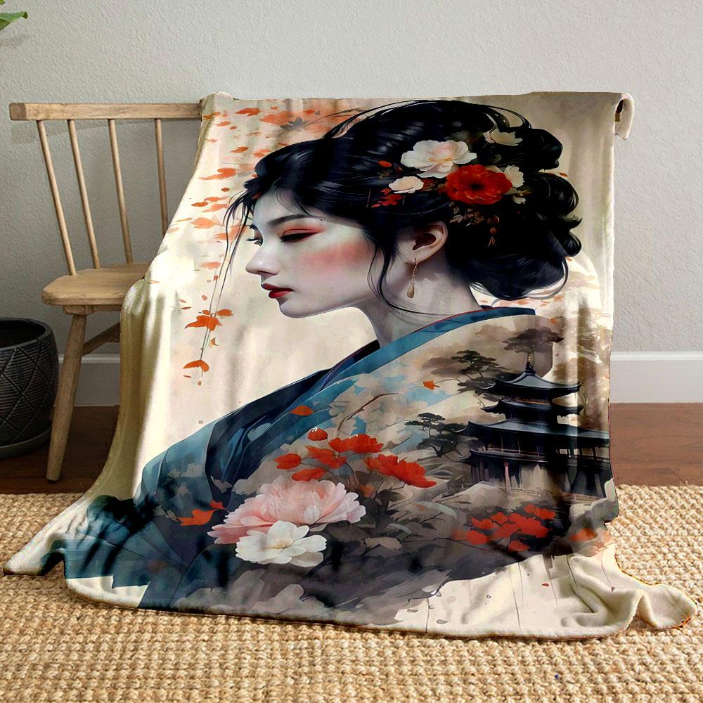 Geisha Floral Pagoda Blanket bedroom Blanket for Livingroom Couch lunch break Soft throw for Friend s festival Gift 80cm x 120cm
Geisha Floral Pagoda Blanket bedroom Blanket for Livingroom Couch lunch break Soft throw for Friend s festival Gift 80cm x 120cm