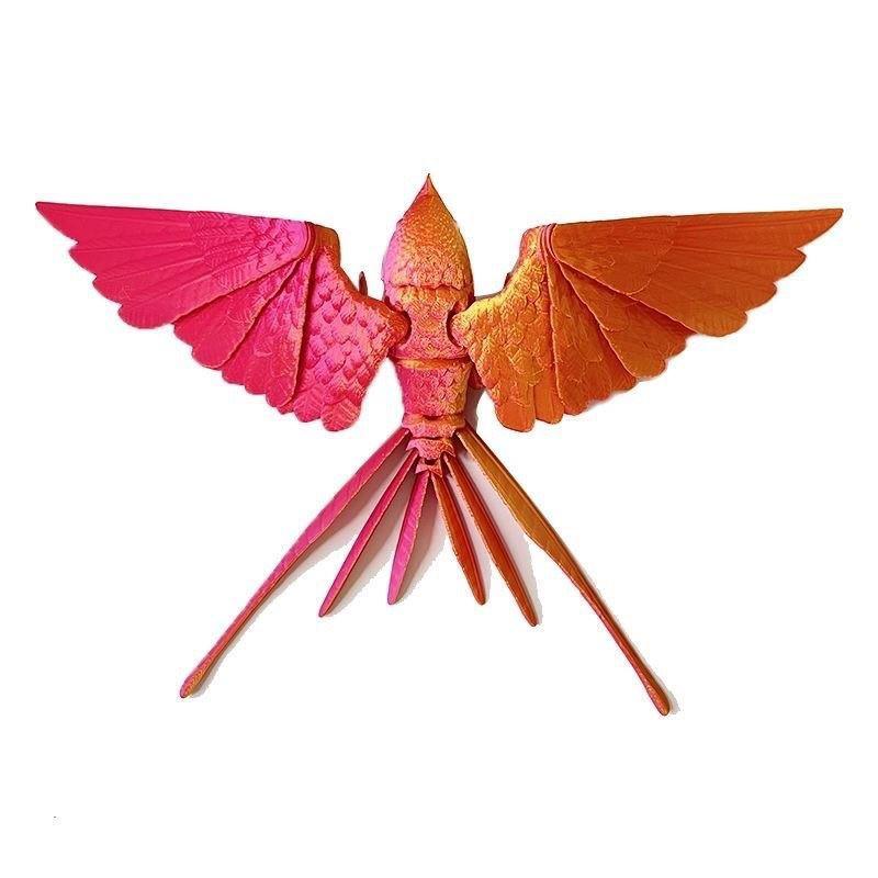 Colorful Articulated 3D-Printed Swallow Figurine - Decorative Collectible Toy Gift for Kids
Colorful Articulated 3D-Printed Swallow Figurine - Decorative Collectible Toy Gift for Kids