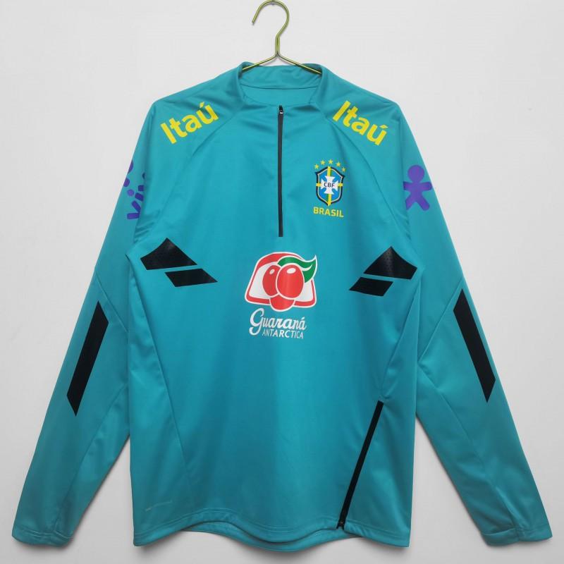 Brazil National Team Retro Double Zipper Coat Top Sharkskin Football Training Hoodie Sports Casual Long Sleeves L
Brazil National Team Retro Double Zipper Coat Top Sharkskin Football Training Hoodie Sports Casual Long Sleeves L
