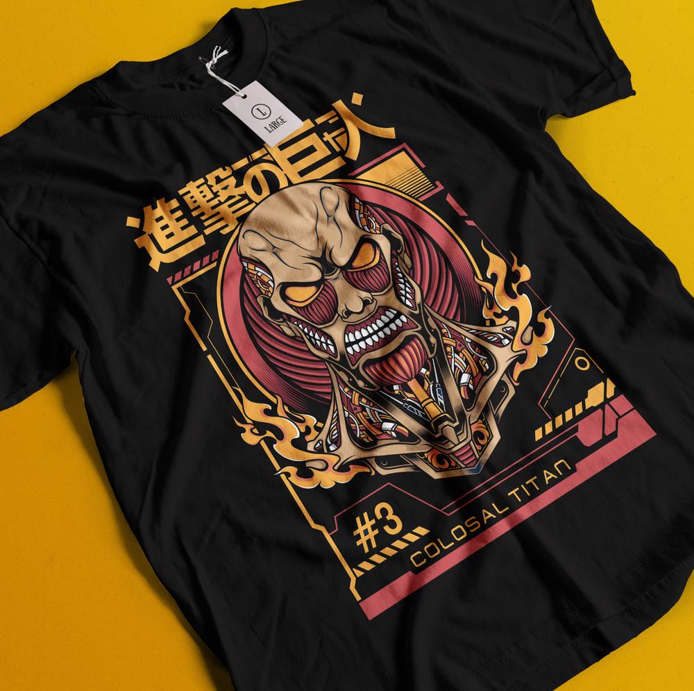 Attack On Titan Shirt Colossal Armin Tshirt Levi T-Shirt AOT Eren Mikasa Hange 3XL
Attack On Titan Shirt Colossal Armin Tshirt Levi T-Shirt AOT Eren Mikasa Hange 3XL