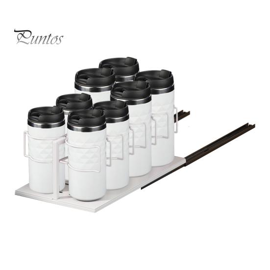 Подставка для стаканов, стойка для хранения бутылок с водой, выдвижная конструкция, простая установка, органайзер для хранения стаканов, плавный и бесшумный выдвижной держатель для стаканов белый
Подставка для стаканов, стойка для хранения бутылок с водой, выдвижная конструкция, простая установка, органайзер для хранения стаканов, плавный и бесшумный выдвижной держатель для стаканов белый