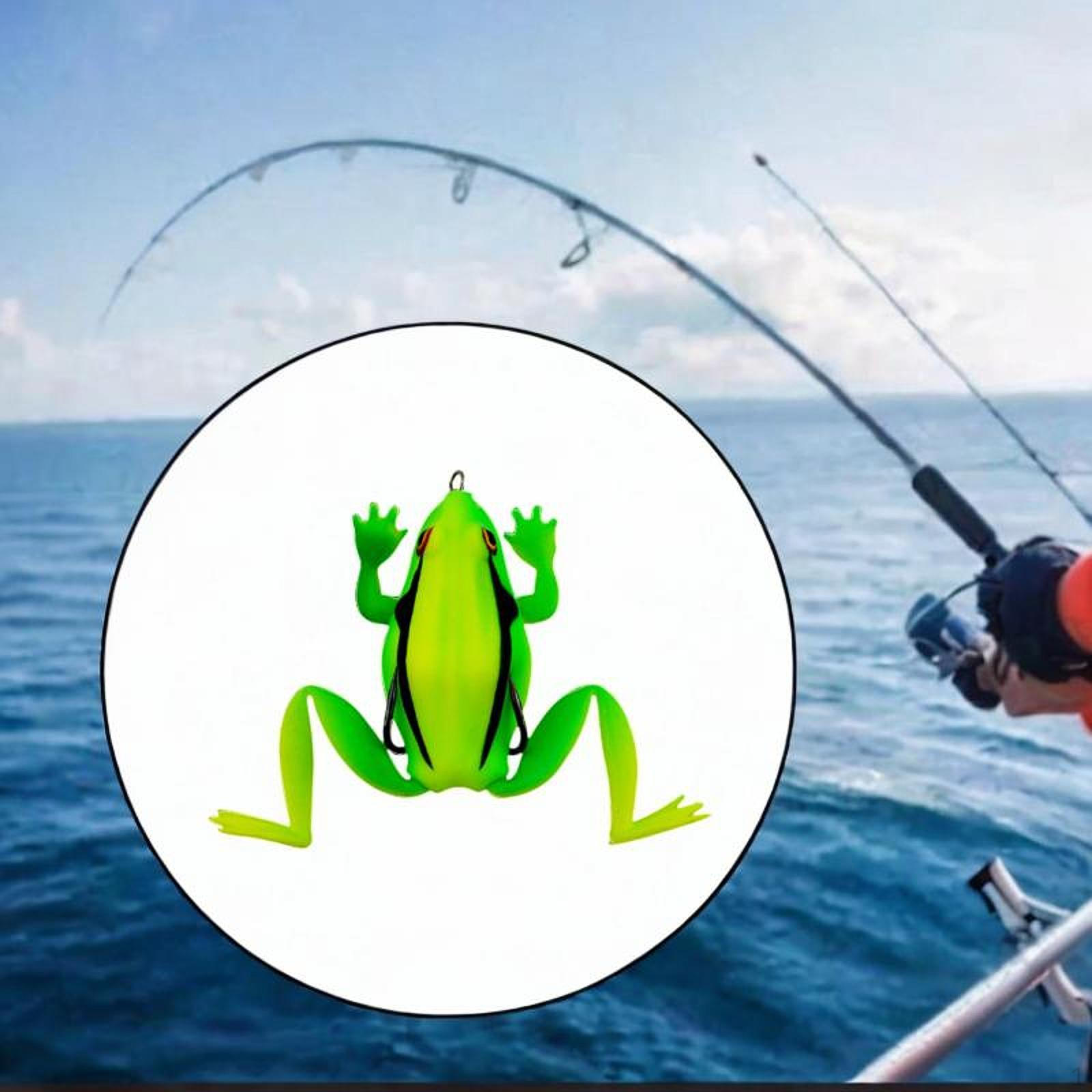 Frog Lure ,Lightweight,Weedless Hooks,Compact,Realistic Trout Pike for Saltwater,Freshwater Light Green
Frog Lure ,Lightweight,Weedless Hooks,Compact,Realistic Trout Pike for Saltwater,Freshwater Light Green