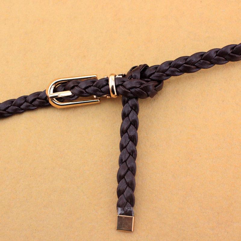 Тонкий женский плетеный пояс из ПУ Весенне-летний аксессуар для платья Женский пояс темно-коричневого
Тонкий женский плетеный пояс из ПУ Весенне-летний аксессуар для платья Женский пояс темно-коричневого