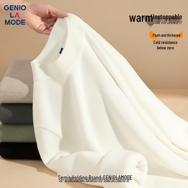 GENIOLAMODE Men s Semi-High Collar Wool Blend Knit Sweater XL
GENIOLAMODE Men s Semi-High Collar Wool Blend Knit Sweater XL