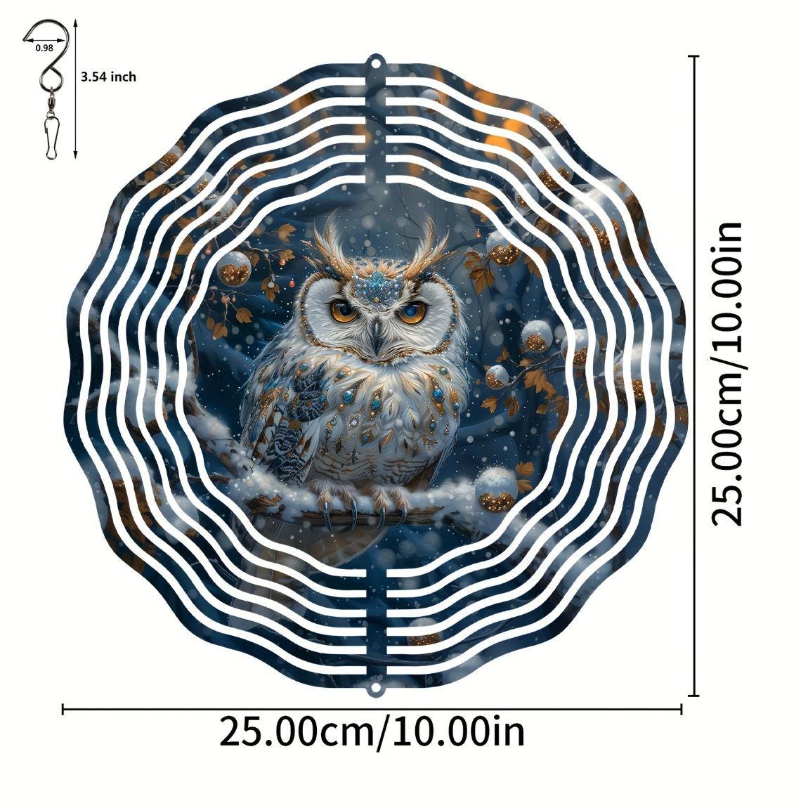 25,4 дюйма Металлический подвесной декор в виде совы для сада, патио, окна, для помещения и улицы, не требует электричества, праздничный подарок
25,4 дюйма Металлический подвесной декор в виде совы для сада, патио, окна, для помещения и улицы, не требует электричества, праздничный подарок