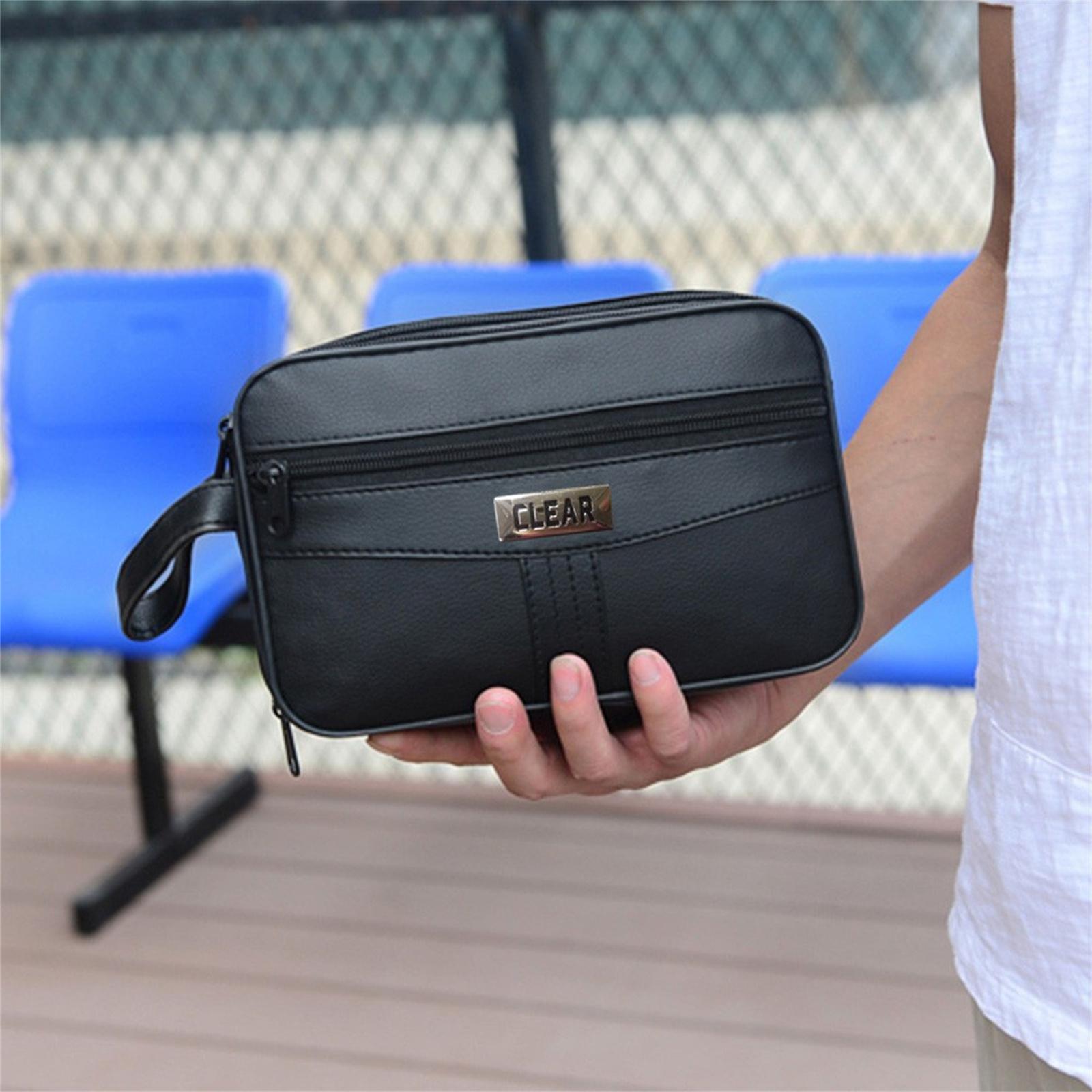 Men Casual Multifunction Handbag Casual Tote Zipper Bag Purse Card Bag One Size чёрный
Men Casual Multifunction Handbag Casual Tote Zipper Bag Purse Card Bag One Size чёрный
