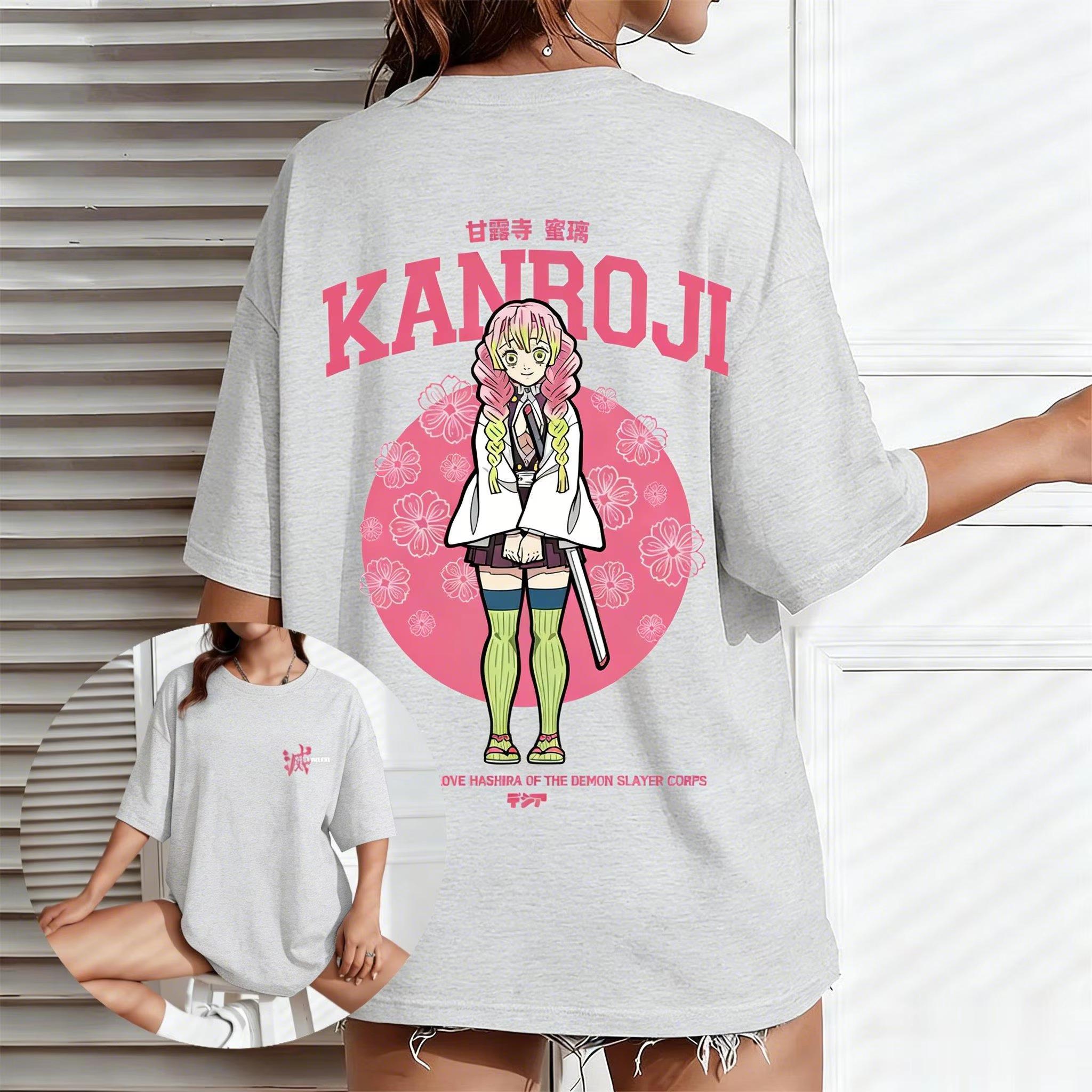 Demon Slayer Kanroji Mitsuri Anime T Shirt Women Unisex Summer Oversized Casual Short Sleeves Tee Streetwear Tops Cosplay Y2k 4XL
Demon Slayer Kanroji Mitsuri Anime T Shirt Women Unisex Summer Oversized Casual Short Sleeves Tee Streetwear Tops Cosplay Y2k 4XL