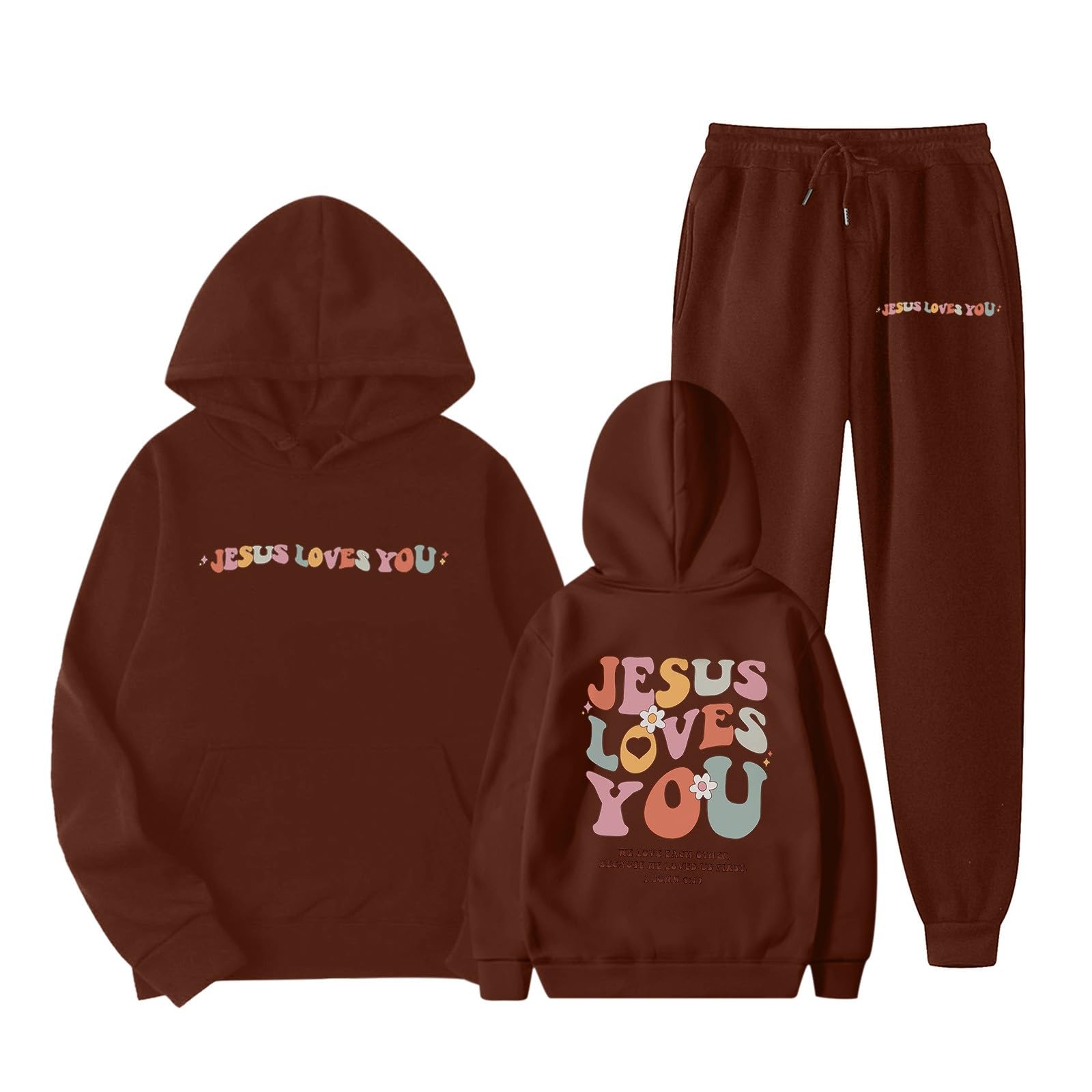 Boys Girls Sweatsuit Clothing Hooded Sweatshirt Jogging Sweatpants Tracksuits Set Fashion Outfit 130 коричневий
Boys Girls Sweatsuit Clothing Hooded Sweatshirt Jogging Sweatpants Tracksuits Set Fashion Outfit 130 коричневий