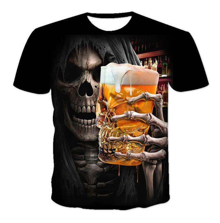 Skull skull 3D streetwear T-shirt shirt costumes polyester Black 2XL
Skull skull 3D streetwear T-shirt shirt costumes polyester Black 2XL