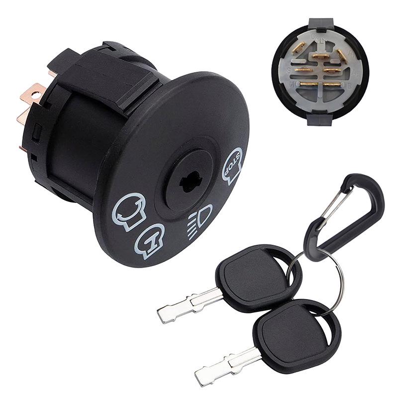 Compatible Ignition Key Start Switch for HUSQVARNA Lawn Mower Tractors (Part Numbers: 532163968, 532175566)
Compatible Ignition Key Start Switch for HUSQVARNA Lawn Mower Tractors (Part Numbers: 532163968, 532175566)