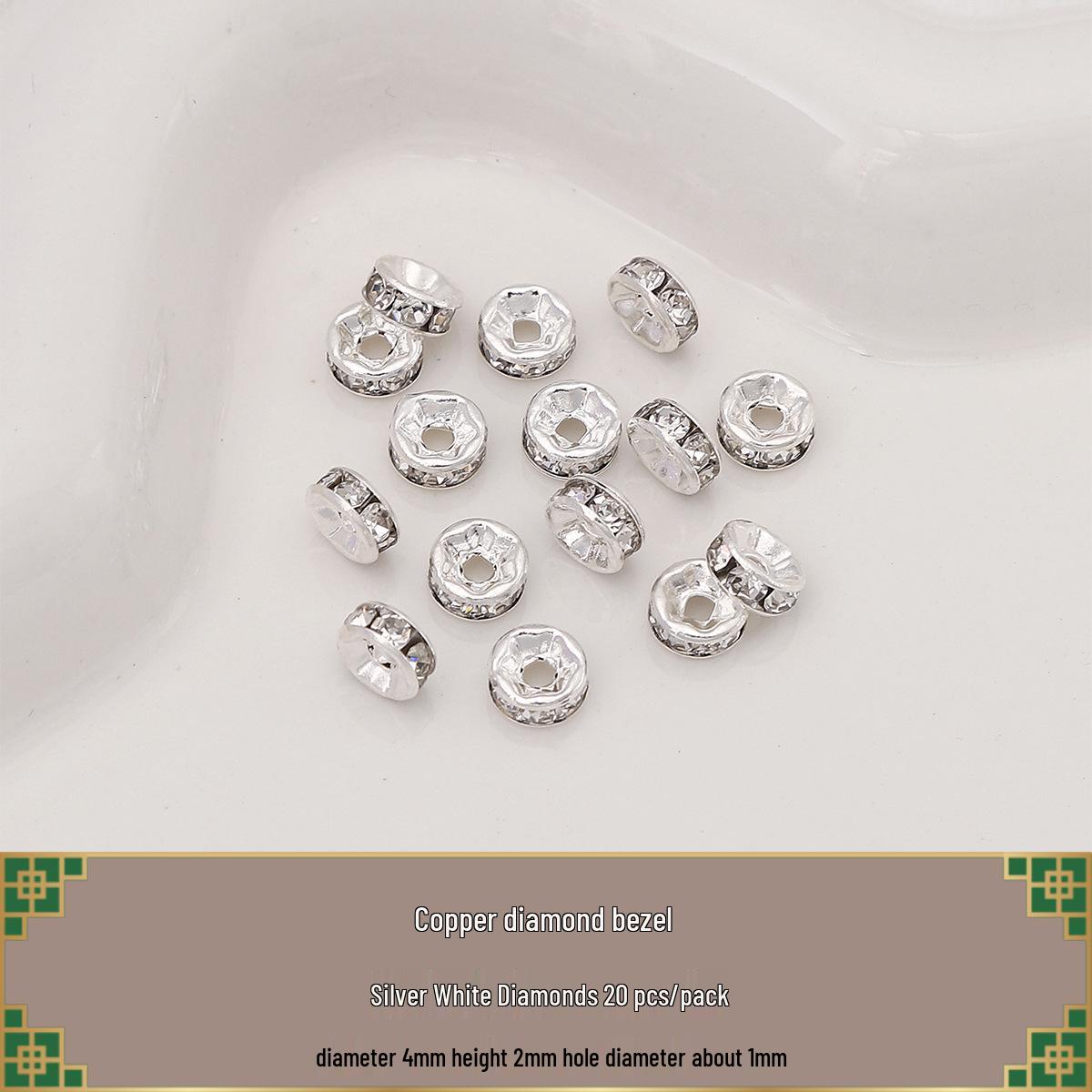 Golden White Diamond Beads for DIY Jewelry Making and Hairpin Crafting
Golden White Diamond Beads for DIY Jewelry Making and Hairpin Crafting