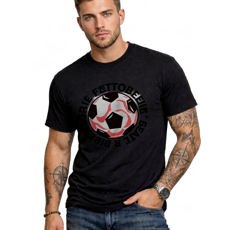 For Men Soccer Graphic Print Casual Short Sleeve T-Shirt Daily Casual Commuting Sports Casual Top 4XL
For Men Soccer Graphic Print Casual Short Sleeve T-Shirt Daily Casual Commuting Sports Casual Top 4XL
