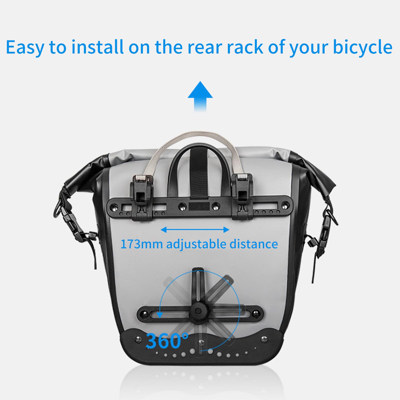 15L 25L Cycle Trunk Bag Waterproof Bicycle Rear Rack Bag Rear Seat Bag Bike Pannier Bag Pack Travel Touring Grocery Bag чёрный
15L 25L Cycle Trunk Bag Waterproof Bicycle Rear Rack Bag Rear Seat Bag Bike Pannier Bag Pack Travel Touring Grocery Bag чёрный