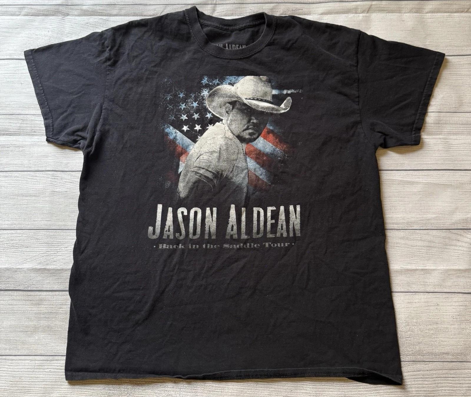 Jason Aldean T-Shirt Men’s XL Black Back In The Saddle Tour Short Sleeve Crew 4XL
Jason Aldean T-Shirt Men’s XL Black Back In The Saddle Tour Short Sleeve Crew 4XL