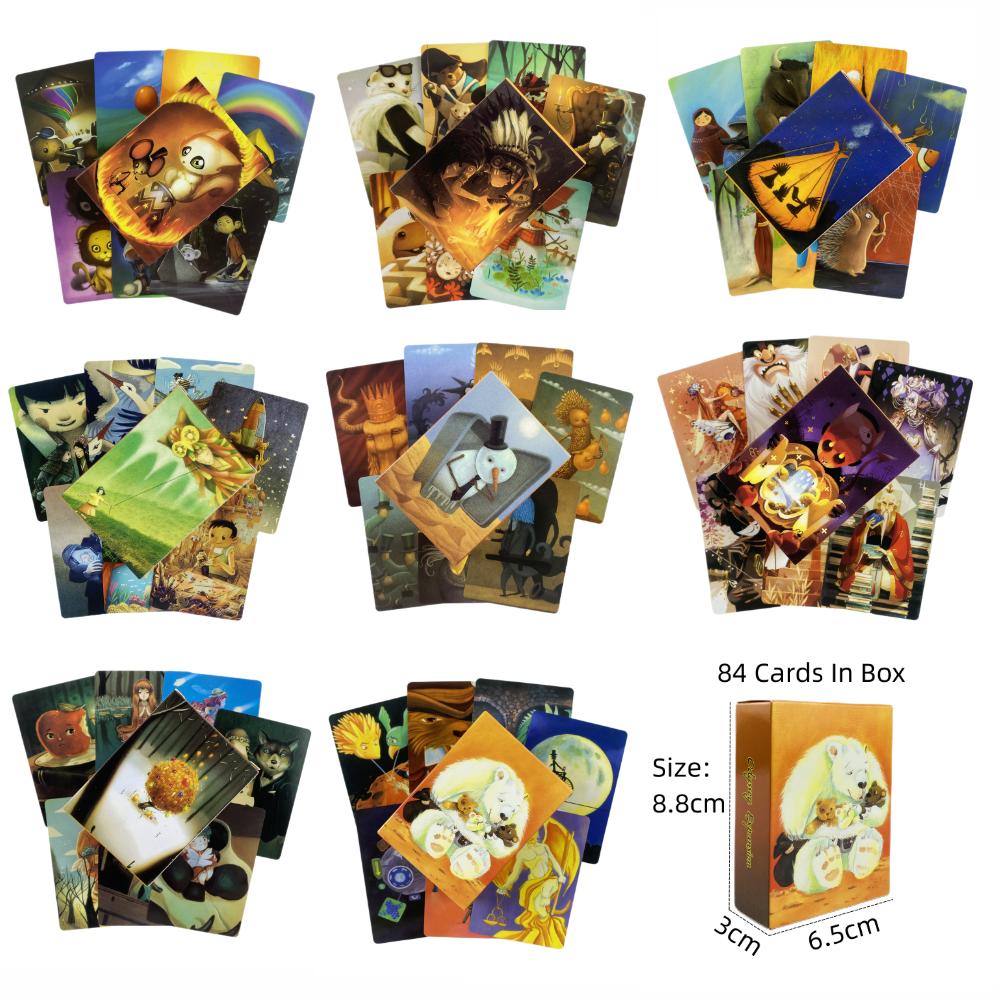 8 наборов/партий игровых карт 8 стилей Tell Story Cards Game Высококачественная настольная колода для детей Daydreams Memories Revelations Expansion
8 наборов/партий игровых карт 8 стилей Tell Story Cards Game Высококачественная настольная колода для детей Daydreams Memories Revelations Expansion