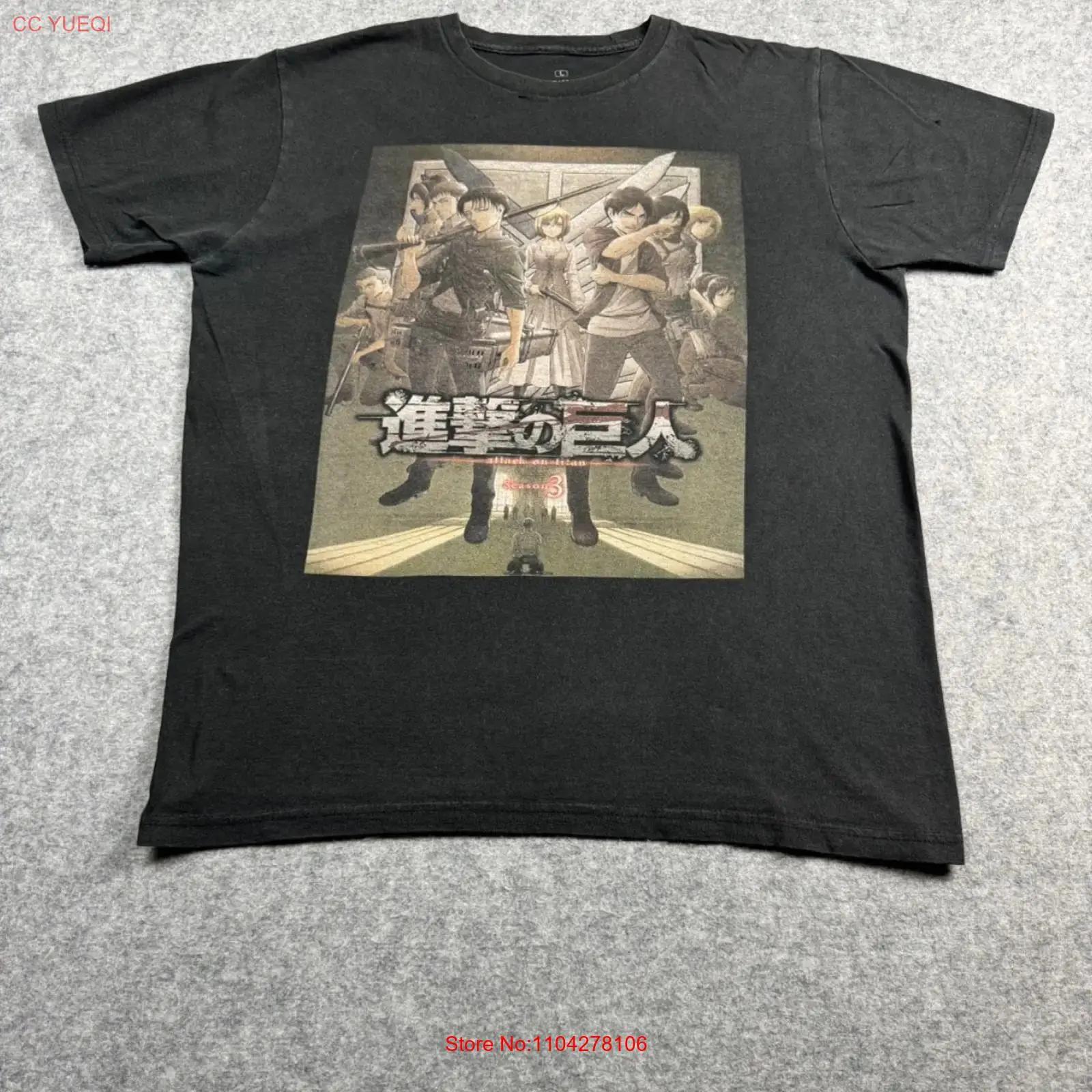 Attack on Titan Season 3 Episodes Back Large Black T Shirt Anime vintage Washed Soft streetwear Stylish Top For Everyday Wear S разноцветный
Attack on Titan Season 3 Episodes Back Large Black T Shirt Anime vintage Washed Soft streetwear Stylish Top For Everyday Wear S разноцветный