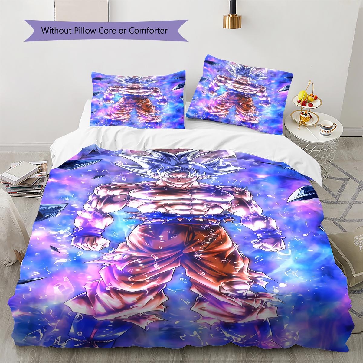 Dragon Ball Super Pattern Bedding,Quilt Set Quilt Cover Pillowcase Home Birthday Gift (1 * duvet cover + 2 * pillowcase, without core) 135x200cm
Dragon Ball Super Pattern Bedding,Quilt Set Quilt Cover Pillowcase Home Birthday Gift (1 * duvet cover + 2 * pillowcase, without core) 135x200cm