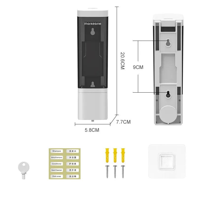 320ml Soap dispenser bottle press wall mounted no punching hair conditioner hand sanitizer hotel shampoo shower gel box
320ml Soap dispenser bottle press wall mounted no punching hair conditioner hand sanitizer hotel shampoo shower gel box