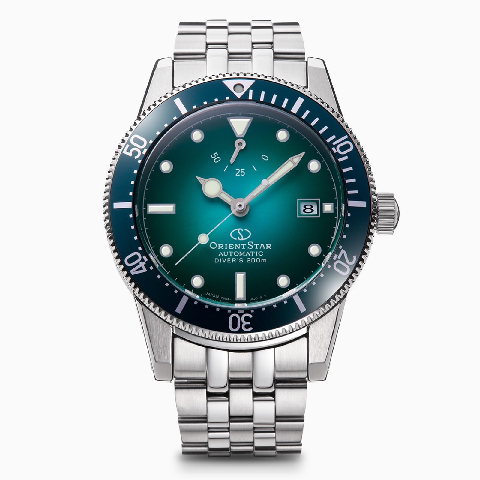 Автоматичний годинник ORIENT STAR M42 F6 Diver 1964 2nd Mechanical Зроблено в Японії 2 роки внутрішньої гарантії Водонепроникний на 200 м для підводного плавання Зелений [Orient
Автоматичний годинник ORIENT STAR M42 F6 Diver 1964 2nd Mechanical Зроблено в Японії 2 роки внутрішньої гарантії Водонепроникний на 200 м для підводного плавання Зелений [Orient