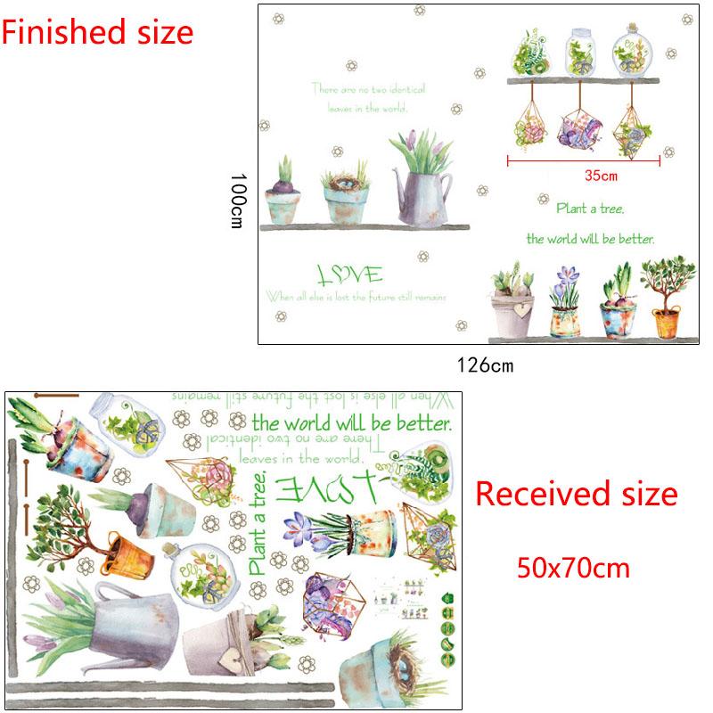 Green Plant Wall Stickers Self-Adhesive Removable PVC Decals Home Decor Bedroom Living Room Cabinet Window TV Background 50cmx70cm різнокольоровий
Green Plant Wall Stickers Self-Adhesive Removable PVC Decals Home Decor Bedroom Living Room Cabinet Window TV Background 50cmx70cm різнокольоровий