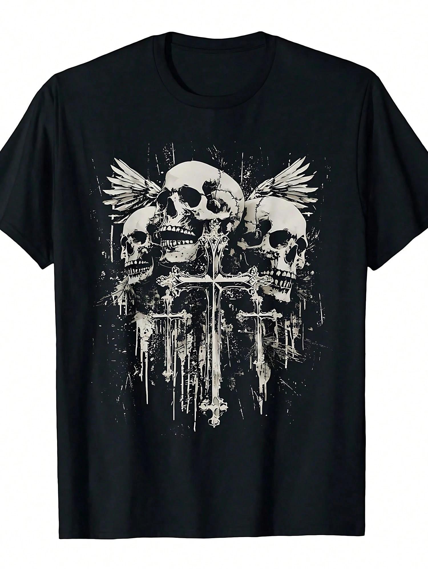 Skull Cross Y2K Goth Alt Grunge Gothic Emo Aesthetic T-Shirt Retro streetwear high-quality crew-neck short-sleeved men s T-shirt 4XL
Skull Cross Y2K Goth Alt Grunge Gothic Emo Aesthetic T-Shirt Retro streetwear high-quality crew-neck short-sleeved men s T-shirt 4XL
