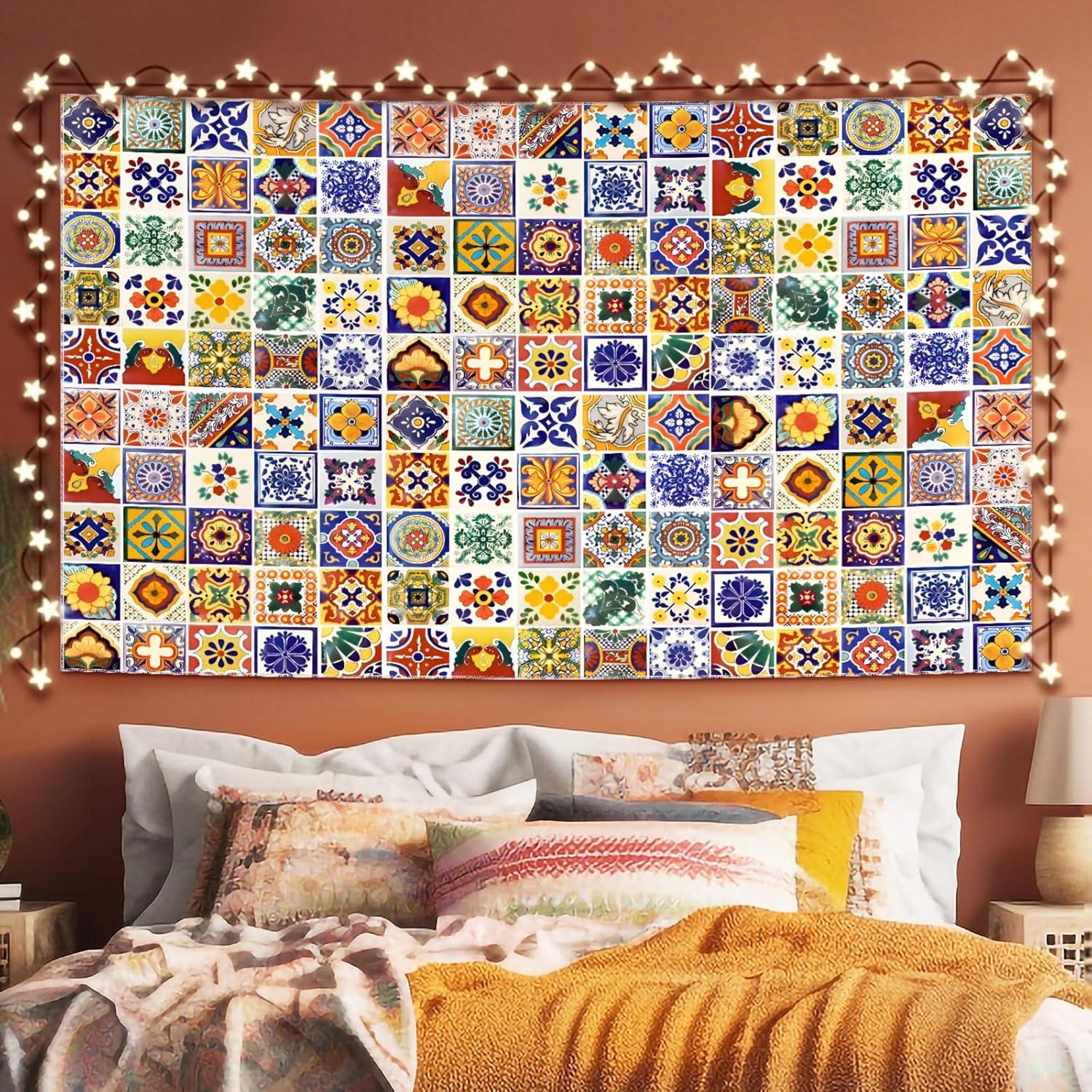 Mexican Vintage Talavera Wall Tapestry 75x100 чорний
Mexican Vintage Talavera Wall Tapestry 75x100 чорний