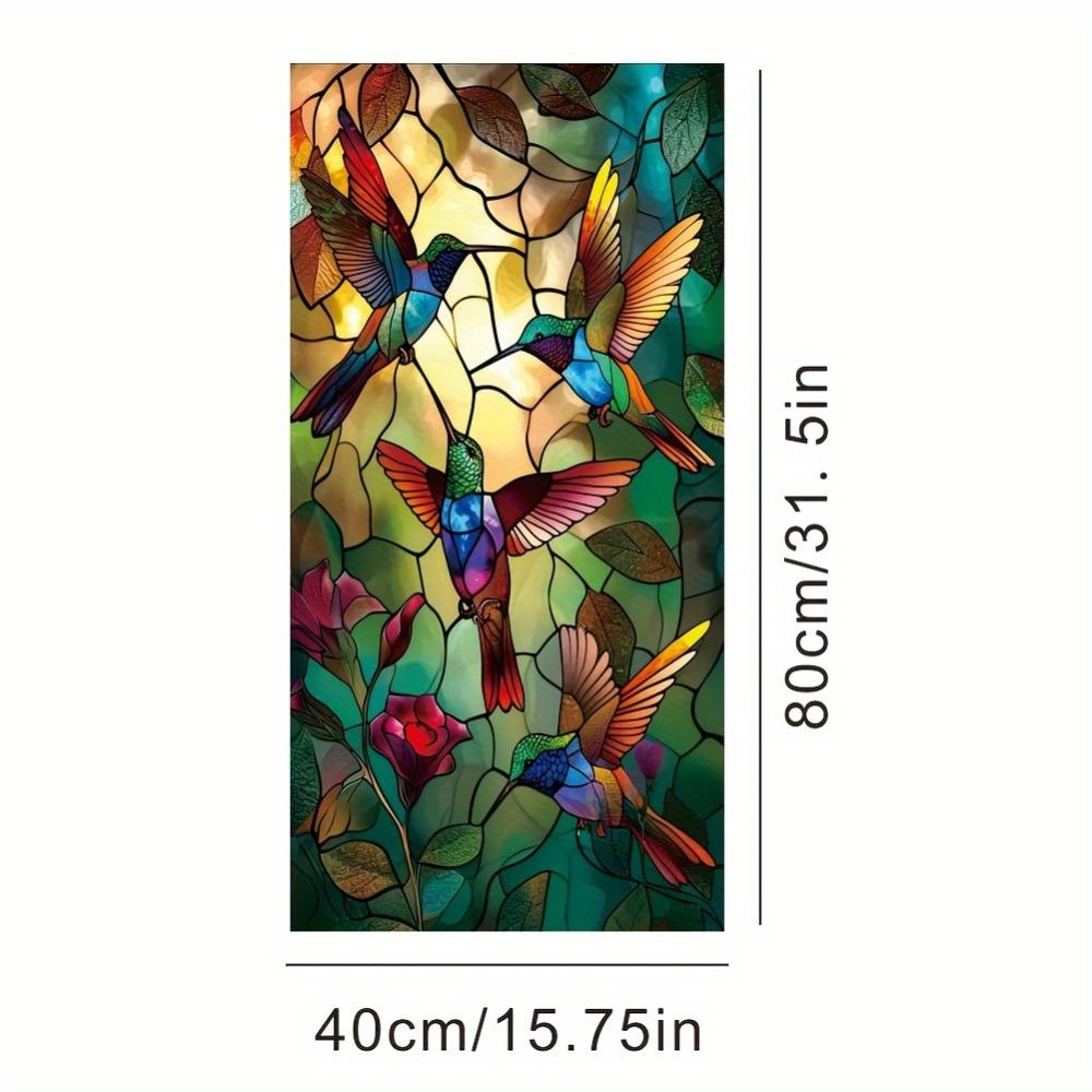Hummingbird Window Privacy Sticker Waterproof Electrostatic Sticker Window Privacy Film Stained Glass Static Stickers Decoration
Hummingbird Window Privacy Sticker Waterproof Electrostatic Sticker Window Privacy Film Stained Glass Static Stickers Decoration