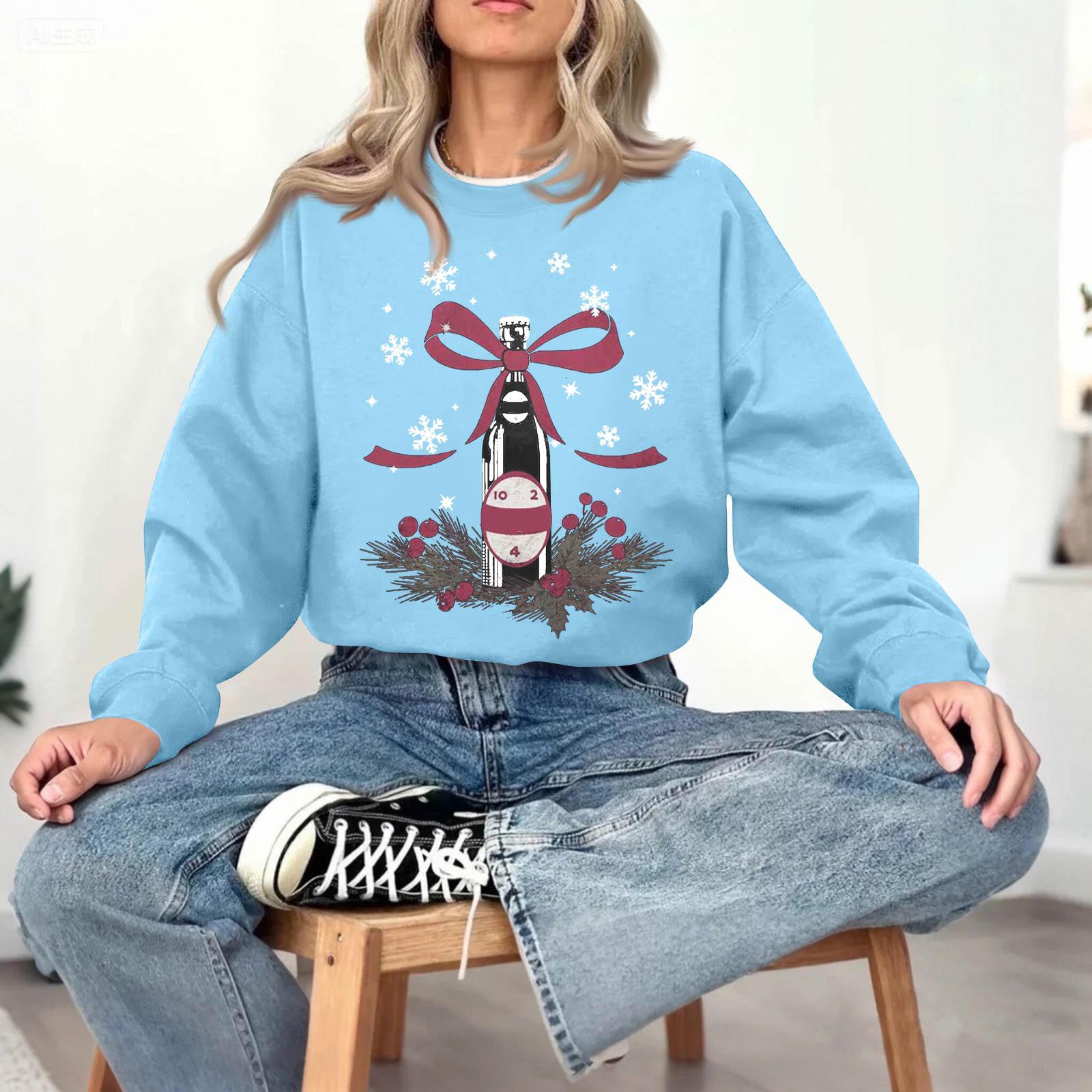 Женский флисовый свитшот с рисунком бантиков XXL синий
Женский флисовый свитшот с рисунком бантиков XXL синий