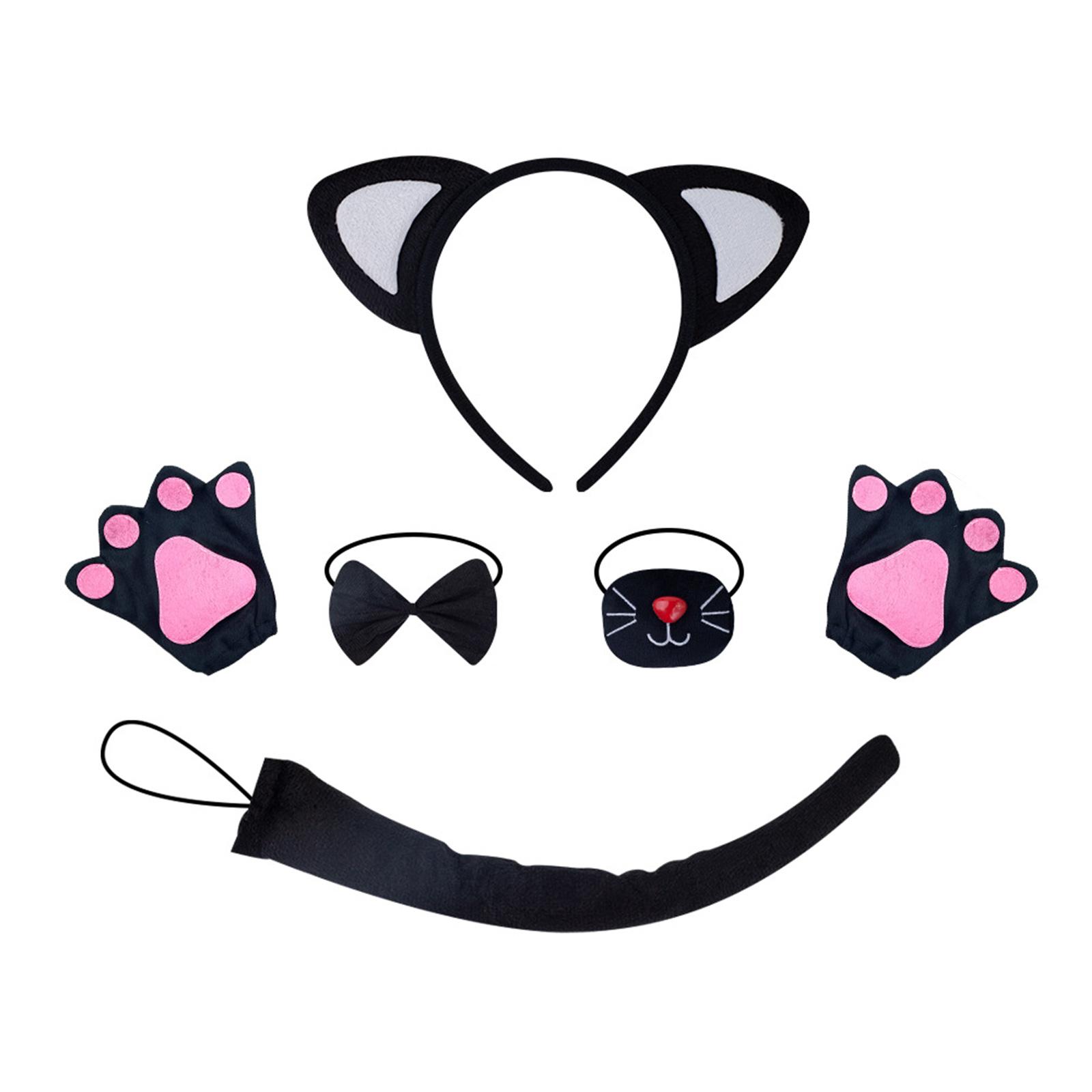 Halloween Animals Costume Set Cats Hair Hoop Set Lovely Cats Ears Headband Plush Tail Bowtie Mesh Skirt Gloves for Party 1 белый
Halloween Animals Costume Set Cats Hair Hoop Set Lovely Cats Ears Headband Plush Tail Bowtie Mesh Skirt Gloves for Party 1 белый