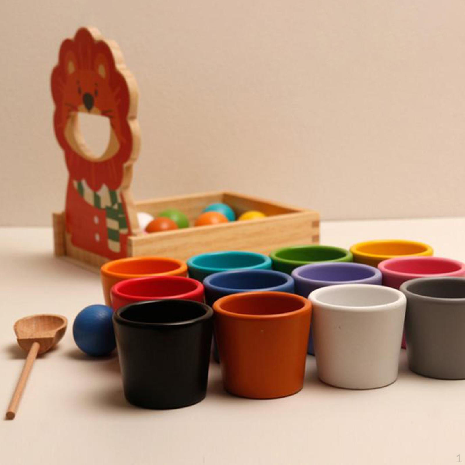 Шарики в стаканчиках, разноцветный стаканчик для сортировки шариков, мелкая моторика, цвет и счет, деревянный 12 colors
Шарики в стаканчиках, разноцветный стаканчик для сортировки шариков, мелкая моторика, цвет и счет, деревянный 12 colors